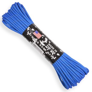 ATWOOD ROPE 反射材 550パラコード タイプ3 ブルー [ 15m ] アトウッドロープ ARM Reflective 商用 Blue 青 リフレクティブ ロープ パラシュートコード 綱 靴紐 靴ひも シューレース 防災 550コード ナイロンコード 紐 ひも