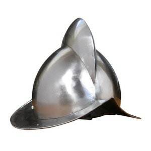 西洋甲冑 中世ヨーロッパ 兜 ヘルメット 金属製 兜 W 約40cm x D