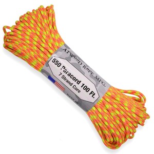 ATWOOD ROPE 550パラコード タイプ3 スターバースト [ 30m ] アトウッドロープ ARM 商用 starburst 紐 ロープ パラシュートコード 靴ひも 靴紐 シューレース 防災 550コード ナイロンコード ひも