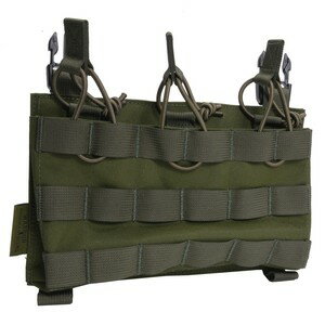 WARRIOR ASSAULT SYSTEMS トリプルマグポーチ プレートキャリア用 [ オリーブドラブ ] ウォーリアーアサルトシステムズ WAS リーコンプレートキャリア W-EO-RPC-TMOP リムーバブル MOLLE オープンポーチ 3連マガジンポーチ M4 AK 5.56mm 7.62mm サバゲー サバゲー装備