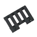 WADSN レール&リモートコードカバー 20mm ピカティニーレール用 ラバー製 MP02007-BK ワズン Rail Cover with Wire Lo...