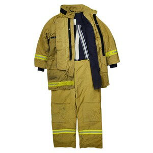 【中古】チェコ共和国 消防服 ファイヤーマンユニフォーム 1997年製 [ 難あり / 170-180 ] 消防士 レスキュー 作業着 作業服 チェコ軍 BDU 戦闘服 迷彩服 バトルユニフォーム 軍服 チェコ軍放出品 ミリタリーサープラス ミリタリーグッズ