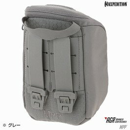 マックスペディション MPP ミディアム パッド ポーチ [ タン ] MAXPEDITION Medium padded pouch AGR バックパック モーリー規格 コンパーチブルブランド 耐水 耐摩耗性 テフロン加工 TacTie PJC3 3インチ ポリマークリップ ブラック グレー 簡単