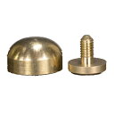 底鋲 クラフトパーツハンドクラフトの具材として使える真鍮パーツ。五円玉などにも使われている真鍮を使用した底鋲(フット)。真鍮は別名「黄銅」「ブラス(Brass)」とも呼ばれ、銅と亜鉛の合金の素材のことを指します。底鋲とネジのセットで1ペアの商品。ハンドクラフトのクラフトパーツとしていかがでしょうか。【取り付け方法】(1.)付けたい位置に直径約3mm程の穴をあけます。(2.)底鋲の穴と生地にあけた穴を合わせ裏側からネジを差し込みます。(3.)マイナスドライバーなどを使いネジが緩まないようにきつく締めれば完成です。※製品の仕様、外観はメーカーより予告なく変更されますので、気になる点や、詳細はメールで別途お問合わせください。PC・モニタの環境で色が実物と多少異なる場合があります。布製品などは個体差があり、寸法に誤差が多少ありますので、ご了承くださいませ。底鋲の詳細こちらは「底鋲 クラフトパーツ ドーム型 真鍮 [ 12mm ]」のご購入ページです。セット内容:ネジと低鋲の1ペア10mm12mm低鋲の直径約10mm約12mm低鋲の高さ(ネジ含まない)約6mm約7mmネジ頭部径約8mm約8mmネジ直径約3mm約3mm素材真鍮真鍮他のバリエーションはこちら[ 10mm ][ 12mm ][2281][d01361423294322810000][00HAC] ハンドクラフト フット レザークラフト レザークラフト資材 レザークラフト材料軍モノ・輸入雑貨 ＞ クラフト材料 ＞ レザークラフト資材 ＞ フット取り扱いブランド ＞ 《ワ》取扱いブランド ＞ ハンドクラフト用品[底鋲]軍モノ・輸入雑貨 [クラフト材料/レザークラフト資材/フット]こちらは「底鋲 クラフトパーツ ドーム型 真鍮 [ 12mm ]」のご購入ページです。【底鋲 クラフトパーツ ドーム型 真鍮 [ 12mm ]】五円玉などにも使われている真鍮を使用した底鋲(フット)。真鍮は別名「黄銅」「ブラス(Brass)」とも呼ばれ、銅と亜鉛の合金の素材のことを指します。底鋲とネジのセットで1ペアの商品。ハンドクラフトのクラフトパーツとしていかがでしょうか。【取り付け方法】(1.)付けたい位置に直径約3mm程の穴をあけます。(2.)底鋲の穴と生地にあけた穴を合わせ裏側からネジを差し込みます。(3.)マイナスドライバーなどを使いネジが緩まないようにきつく締めれば完成です。軍モノ・輸入雑貨 ＞ クラフト材料 ＞ レザークラフト資材 ＞ フット取り扱いブランド ＞ 《ワ》取扱いブランド ＞ ハンドクラフト用品希望の方は、注文時に必ず、「メール便」を選択してください。このバナーのある商品は、注文時選択した場合のみ、送料250円(税込)で発送可能※マーク無し商品と同梱の場合770円(税込)※保証無しのメール便、または定形外郵便で発送（発送方法は選べません）支払い方法に代金引換はお選びいただけません。入金確認後、1週間以内の発送となります。「あす楽」及び「配達指定日」の対応できません。→→→詳しくはこちらを必ずご確認ください。&nbsp;