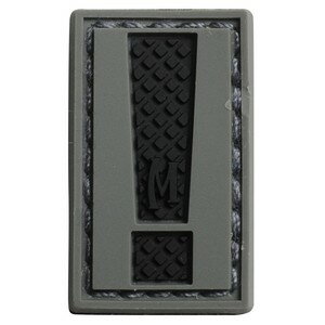 MAXPEDITION パッチ ビックリマーク PVC製 ベルクロ [ SWAT ] マックスペディション 感嘆符 エクスクラメーション・マーク 記号 ミリタリーワッペン ミリタリーパッチ アップリケ 記章 徽章 ラバー スリーブバッジ ワッペン 刺繍 エンブレム