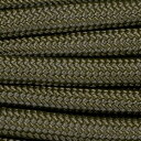 ATWOOD ROPE 550パラコード タイプ3 オリーブドラブ 1mカット販売 アトウッドロープ ARM Olive Drab カーキ 商用 パラシュートコード 綱 靴紐 靴ひも シューレース 防災 550コード ナイロンコード