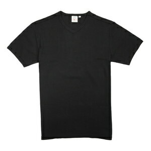 AVIREX Tシャツ 半袖 Vネック ワッフル無地 デイリー [ ブラック / Mサイズ ] アヴィレックス アビレックス 6143149 メンズTシャツ 半そで デザイン スポーツ ミリタリーTシャツ ミリタリーシャツ 半袖Tシャツ 軍服 戦闘服 BDU