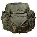 オーストリア軍放出品 バックパック KAZ 75 ナイロン製 オリーブドラブ 容量45L モデル75 払下げ品 リュックサック デイパック ザック ナップサック デイバッグ 背嚢 かばん カバン ミリタリーサープラス ミリタリーグッズ