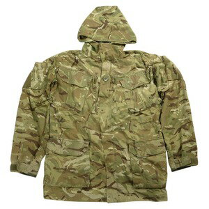 イギリス軍放出品 マウンテンパーカー 裏地メッシュなし MTPカモ 防風 防寒 スモック [ 170/96 / 破損あり ] ジャケット コンバットジャケット 迷彩 British army 英国軍 軍物 軍払い下げ品 ミリタリー アウトドア サバゲー BDUジャケット 戦闘用ジャケット 戦闘服 軍服