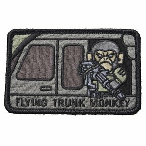 MIL-SPEC MONKEY パッチ Flying Trunk Monkey ベルクロ付き [ ACU ] MSM ミルスペックモンキー フライングトランクモンキー ミリタリーワッペン ミリタリーパッチ アップリケ TACTICAL TAILOR タクティカルテイラー スリーブバッジ