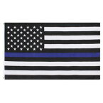 Rothco フラッグ Thin Blue Line U.S. Flag 星条旗 ブルーラインフラッグ 1516 ロスコ アメリカ国旗 警察 法執行機関 LE 米国 旗 国旗