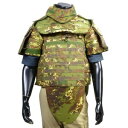 イタリア軍放出品 ボディーアーマー NC4/09 Vegetato プロテクターセット プレートキャリア ベジタート 防弾チョッキ 防弾プレート ソフトアーマー...