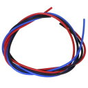 EAGLE RACING シリコン銀コード 3本セット 20ゲージ (赤 黒 青) 各40cm 2566 イーグルレーシング EAGRE 電動ガンパーツ 配線 ...