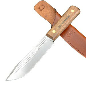 ONTARIO ハンティングナイフ Old Hickory カーボン鋼 ベルトループ付きレザーシース付属 OH7026 ハンターナイフ ハンターズナイフ ハンティング用ナイフ 狩猟ナイフ 狩猟用ナイフ ジビエナイフ ジビエ用ナイフ 解体ナイフ 解体用ナイフ サバイバルナイフ