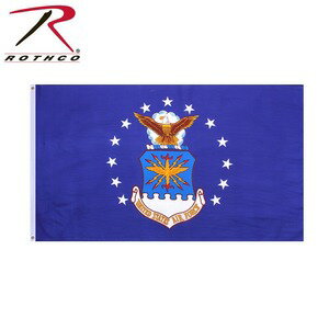 Rothco フラッグ アメリカ空軍 91.4×152.4cm ポリエステル製 ロスコ 旗 USアーミー 米軍 Flag ミリタリー USAF タペストリー