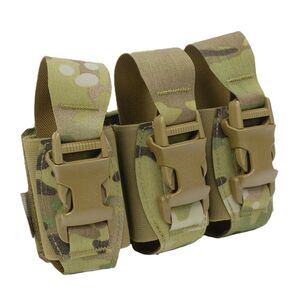 Warrior Assault Systems フラッシュバンポーチ 40mm 三個用 レーザーカット W-LC-T40-FBP [ マルチカ..
