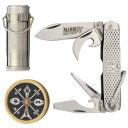 MARBLES ライフセーバーセット Wilderness マルチツールナイフ 方位磁石 マッチセーフ MR387 マーブルス 万能ツール ウィルダネス サバイ...