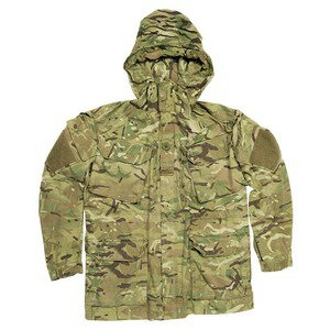 イギリス軍放出品 マウンテンパーカー 裏地メッシュあり MTPカモ 防風 防寒 スモック [ 180/104 / 難あり ] ジャケット コンバットジャケット 迷彩 British army 英国軍 軍物 軍払い下げ品 ミリタリー アウトドア サバゲー BDUジャケット 戦闘用ジャケット 戦闘服 軍服