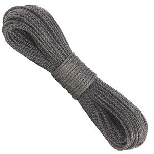 ATWOOD ROPE パラコード 3.17 mm アラミド繊維 ダークグレー パラシュートコード ひも 550コード ナイロンコード 紐 ミリタリーコード タクティカルコード サバイバルコード ミリタリーロープ タクティカルロープ サバイバルロープ ナイロンロープ