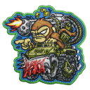 MIL-SPEC MONKEY 士気パッチ War Machine Monkey1 ベルクロ付き ミリタリーワッペン ミリタリーパッチ アップリケ スリーブバッジ パッチ ベルクロワッペン