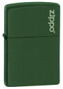 ZIPPO ジッポーロゴ 221ZL マットグリ