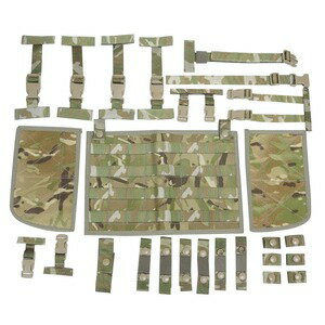 イギリス軍放出品 オスプレイ パーツセット ASSAULT用 MTP迷彩 [ 180/104 ] 英軍 付属品セット OSPREY アサルト用 MTPカモ プレートキャリア用パーツ プレキャリパーツ プレートキャリアー 部品 ミリタリーサープラス ミリタリーグッズ MOLLE PALS