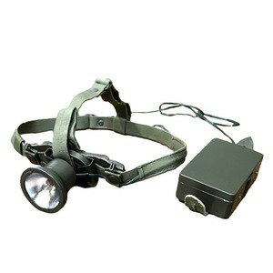 スウェーデン軍放出品 ヘッドランプ 単1電池使用 [ 良い ] スウェーデン軍 軍物 軍払い下げ品 ヘッドラ..