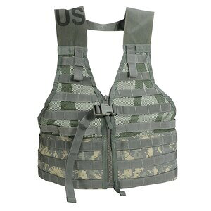 米軍放出品 タクティカルベスト MOLLE II Fighting Load Carrier ACU/UCP迷彩 [ 良...