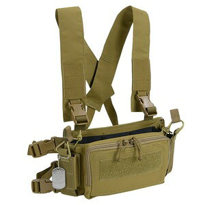 レプズギア Chest Rig ハーレイタイプコンパクトながらも拡張性と収納性に秀でたチェストリグ高品質で手頃な価格のプロダクトを展開するミリタリーメーカー「レプズギア」の「HALEY STRATEGIC - D3CRM MICRO」をモデルにしたチェストリグ。マガジン収納部分をモジュラー化することでインサートの入れ替えのみでAR/SMGマガジンの切り替えが可能。パネル両側面にはピストルマガジンやフラッシュライト、ツールなどが収納できるポーチが備わっています。正面には大型のアドミンポーチが取り付けられており、内部はゴムバンドウェビングとベルクロで様々なものを収納、固定できます。ハーネスとパネル裏のベルクロシートを別パネルに取り付けることで素早く装備を切り替えられます。ハーネスを取り外したパネルはモジュラーパネル対応のプレートキャリアに取り付け使用も可能。※製品の仕様、外観はメーカーより予告なく変更されますので、気になる点や、詳細はメールで別途お問合わせください。PC・モニタの環境で色が実物と多少異なる場合があります。布製品などは個体差があり、寸法に誤差が多少ありますので、ご了承くださいませ。チェストリグの詳細パネルサイズ(縦x横)約15.5x25cmウエスト(最小〜最大)約75〜125cm重量約750g付属品SMGマガジンインサート4本用、ARマガジンインサート3本用素材500Dナイロン他のバリエーションはこちら[ ウッドランド ][ コヨーテブラウン ][ ブラック ][ マルチカム ][ レンジャーグリーン ]レプズギアは2011年に始まったレプマートのオリジナルブランド。ミリタリー雑貨やサバゲーグッズなどの製品をプロデュースし、国内外で生産しています。[レプズギア/repsgear]レプズギアの商品一覧[2130][d00010919212021300000][00NET]マイクロチェストリグ ハーレイタイプ D3CRMタイプ モジュラーチェスト 軽量装備 ロードキャリアリグ タクティカルリグ ギアリグ 弾薬携行装備 弾倉ベスト Chest Rig レプマート repmart 激安通販 激安販売サバゲー装備 ＞ サバゲーウェア ＞ ベスト・アーマー ＞ チェストリグ取り扱いブランド ＞ 《ラ》取扱いブランド ＞ レプズギア[レプズギア]サバゲー装備 [サバゲーウェア/ベスト アーマー/チェストリグ]【REPSGEAR チェストリグ D3CRM マガジンインサート付属 AR/SMG対応 PTVT03 [ コヨーテブラウン ]】高品質で手頃な価格のプロダクトを展開するミリタリーメーカー「レプズギア」の「HALEY STRATEGIC - D3CRM MICRO」をモデルにしたチェストリグ。マガジン収納部分をモジュラー化することでインサートの入れ替えのみでAR/SMGマガジンの切り替えが可能。パネル両側面にはピストルマガジンやフラッシュライト、ツールなどが収納できるポーチが備わっています。正面には大型のアドミンポーチが取り付けられており、内部はゴムバンドウェビングとベルクロで様々なものを収納、固定できます。ハーネスとパネル裏のベルクロシートを別パネルに取り付けることで素早く装備を切り替えられます。ハーネスを取り外したパネルはモジュラーパネル対応のプレートキャリアに取り付け使用も可能。サバゲー装備 ＞ サバゲーウェア ＞ ベスト・アーマー ＞ チェストリグ取り扱いブランド ＞ 《ラ》取扱いブランド ＞ レプズギアHaley Strategic チェストリグ D3CR-H 拡張ポーチ対応Haley Strategic チェストリグ D3CRX 拡張ポーチ対応フラットパック 容量可変式バックパック D3チェストリグ取付対応&nbsp;