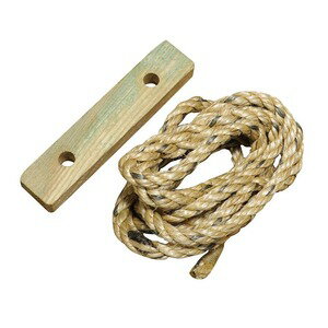 オランダ軍放出品 テント用ロープ 設営用 ロープタイトナー付き [ Sサイズ ] 軍幕 パップテント テント..