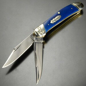 Rough Ryder 折りたたみナイフ Copperhead 青 スムースボーン RR2288 ラフライダー トラッパーナイフ スリップジョイント式 Rough Ryder 折りたたみナイフ Copperhead 青 スムースボーン RR2288 ラフライダー トラッパーナイフ スリップジョイント式