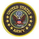 Rothco ミリタリーワッペン 1589 アメリカ陸軍 U.S.ARMY 熱圧着式 | ミリタリーミリタリーパッチ アップリケ 記章 徽章 襟章 肩章 胸章 ...