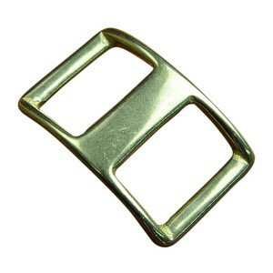 真鍮製 ピンバックル 舟型美錠 コンウェイバックル [ 25mm ] ブラス レザークラフト ハンドクラフト 革紐細工 ハンドメイド 手芸 手作り 尾錠 日型 丸舟 ベルトバックル レザークラフト資材 レザークラフト材料