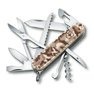 VICTORINOX アーミーナイフ ハントマン [ デザートカモ ] Victorinox Huntsman ツールナイフ マルチツール 十徳ナイフ キャンピングナイフ 万能ナイフ 軍用ナイフ 万能ツール