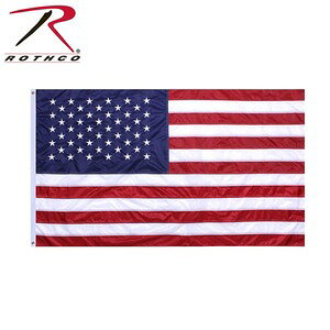 Rothco デラックスUSフラッグ 星条旗 [ 5×8ft ] ロスコ アメリカ アメリカ国旗 大判 Flag 雑貨 運動会 スポーツ観戦 タペストリー 旗 布 インテリア雑貨 壁掛けインテリア
