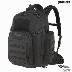 マックスペディション Tiburon バックパック 34L [ ブラック ] MAXPEDITION ティブロン ハイドレーション リュックサック ナップザック デイパック カバン かばん 鞄 ミリタリー ミリタリーグッズ サバゲー装備 タブレット PC オーガナイザー AGRジッパータグ ザック