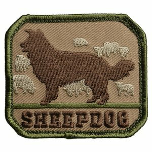 MIL-SPEC MONKEY ミリタリーパッチ Sheepdog ベルクロ付き [ マルチカム ] MSM ミルスペックモンキー 羊 犬 ミリタリーワッペン アップリケ スリーブバッジ ミリタリースタイル ミリタリーファッション アーミー アーミースタイル アーミーファッション ミリタリーデザイン