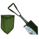 ROTHCO 折りたたみスコップ deluxe 三つ折り 収納ケース付き 849 ロスコ デラックス シャベル ショベル イントレンチツール Eツール 円匙 エ...