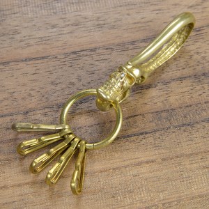 キーホルダー 真鍮製 釣り針フック ナスカン付 ドクロ キーリングホルダー キーリング キーチェーン 鍵ホルダー 鍵リング 鍵チェーン キーケース キーフォブ キーホルダーリング キータグ キーチャーム 鍵入れ キー 鍵 ホルダー キーホルダー付き?鍵収納 ケース 収納