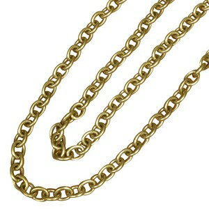 アズキチェーン 真鍮製 クラフトパーツ 環サイズ約15×12mm [ 10cm ] くさり クサリ ウォレットチェーン 丸カン ハンドメイド 色合い深い 長さ調節 環