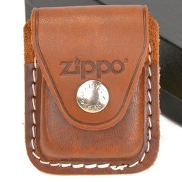 ZIPPO レザーポーチ ギフトセット LPCB [ ブラウン ] | ジッポー オイルライター