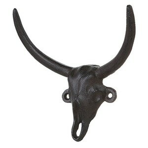 Dulton アイアンフック BULL SKULL アンティークブラック 鉄製 S555-379ABK ダルトン 壁掛けフック U字フック 雑貨 ディスプレイ用品 装飾品 インテリア Dulton アイアンフック BULL SKULL アンティークブラック 鉄製 S555-379ABK ダルトン 壁掛けフック U字フック 雑貨 ディスプレイ用品 装飾品 インテリア