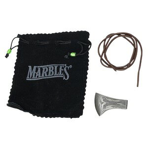 MARBLES ペンダント 斧頭型 ダマスカス鋼 収納ケース付き マーブルズ Pendant Axe チャーム ペンダントトップ チャームトップ オーナメント 手芸 ハンドメイド パーツ 部品