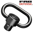 FAB DEFENSE スチール製 QDスリングスイベル SLS FABディフェンス ファブディフェンス イスラエル製 Quick Detach Sling Swivel クイックでタッチ スリングアタッチメント スリング用接続金具 スリング接続金具 小銃用負紐接続金具 スリングパーツ ライフルパーツ