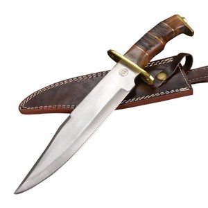Frost Cutlery ボウイナイフ Bear Hunter 直刃 ブラウンウッド フロスト カトラリー ベアハンター 大型ナイフ サバイバルナイフ 狩猟ナイフ コンバットナイフ ブッシュクラフトナイフ ハンティングナイフ ボーイナイフ ブーイナイフ ジム ボウイ ラージナイフ