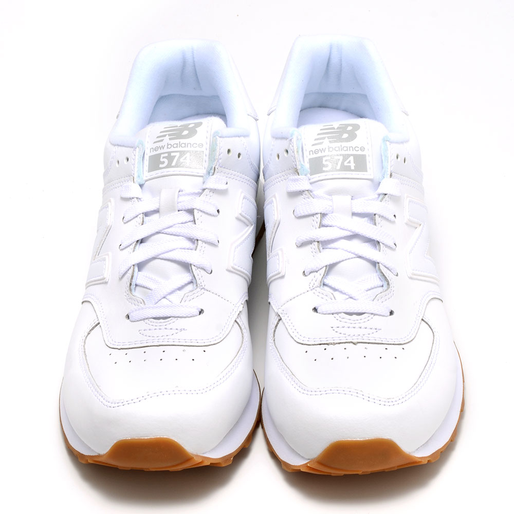 【楽天市場】ニューバランス スニーカー 白 New Balance NB574BAA 靴 574 メンズ レディース ホワイト レザー：リパブリック