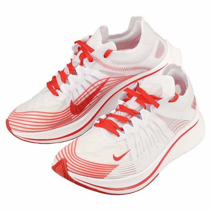 【セール価格】【返品交換不可】NIKE LAB ナイキ ラボ ZOOM FLY SP AJ9282 100 メンズ ズーム フライ スニーカー シューズ 靴 ホワイト 白 レッド 赤 ロゴ ランニング(nike1269)