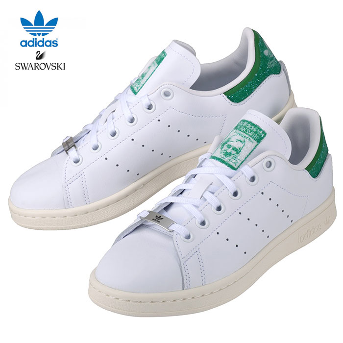 アディダス 【セール】adidas Originals SWAROVSKI アディダス オリジナルス スワロフスキー STAN SMITH スタンスミス FX7482 スニーカー ホワイト 白