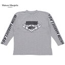 MM6 Maison Margiela メゾン マルジェラ エムエムシックス T-Shirt S52GC0186 S23588 858M Tシャツ 長袖 レディース プリント ロゴ ロンT mgl0143