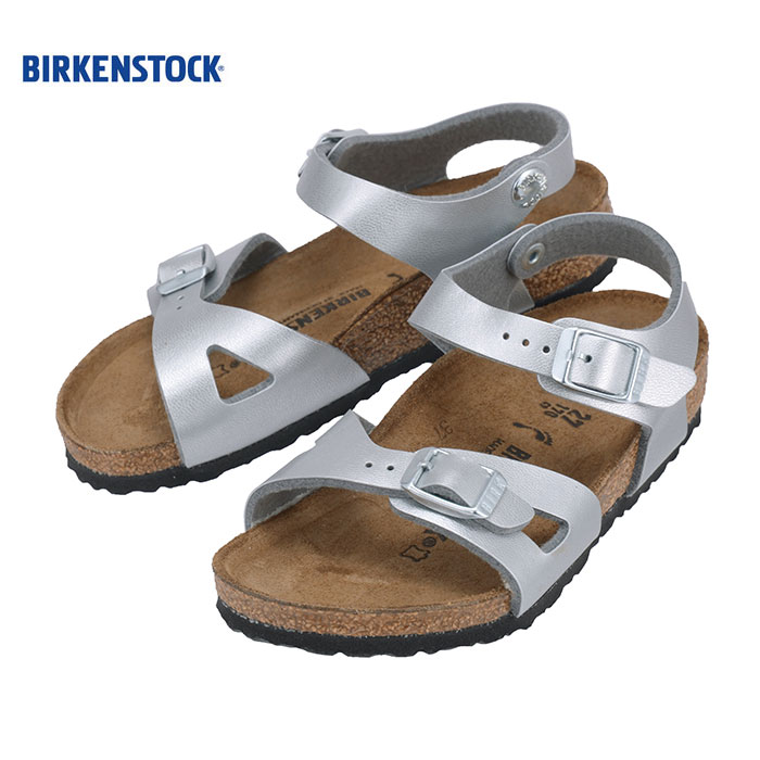 BIRKEN STOCK ビルケンシュトック Rio Kids 0731483 Silver キッズ サンダル 子供 軽量 bks0005